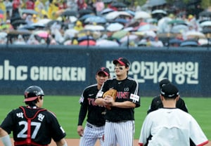[Photo] "Unsteady Im Chan-gyu" — He Struggled to Last Even One Inning
