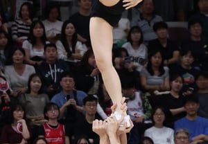 [Photo] Jeonggwanjang Cheerleaders: The Art of the High Kick