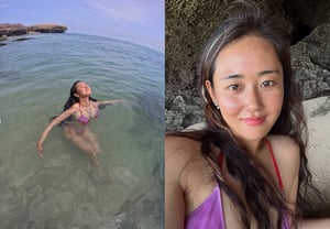Heo Ga-yoon từ '4Minute', sống ở Bali mà không nhận ra... thoải mái trong bikini