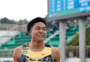 “AG relay heroes sweep first, second and third” — Joel Jin wins family showdown with “200m victory + new record”... “Rival” Bwesa withdraws