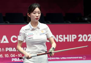 'Nữ thần billiard→Vô địch' Jeong Soobin, tiếp tục bùng nổ ở tour thứ 5! Hạ Kim Do-kyung vào vòng 32... AVG lên tới 2.083