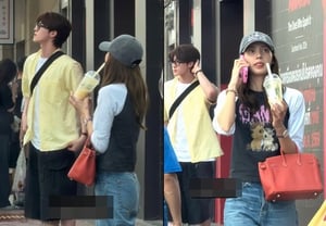 BLACKPINKのリサ、『タイのチャ・ウヌ』とタイの街中でデート？ 「マスクなしで堂々」 [スター・イシュー]