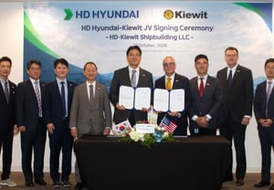 HD現代、キーウィットと米国の造船産業再建に乗り出す