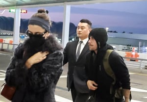 Hailey and Justin Bieber couple, "Hello Korea!" [★Photo]