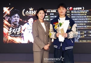 "Tôi biết ơn vì được chạy cùng nhau ngay bây giờ" Gyeongbok High School Yun Ji-hoon, cùng với 'anh em sinh đôi' Yun Ji-won nhận giải thưởng... "Mục tiêu là NBA, trở thành cầu thủ hàng đầu Hàn Quốc" [Giải thưởng Ngôi sao tương lai 2026]