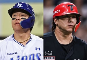 “无冠”姜珉湖与“韩国大赛MVP”金善彬,两人均7打数无安打……展现老将的力量