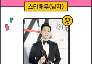 Kim Soo-hyun Remains Strong: Tops Star Ranking for Male Actors