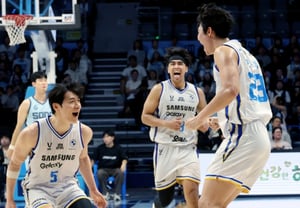 偶然と言うには強すぎる'5年連続最下位→KBL初の'開幕9連勝'··· サムスン、今や優勝候補にふさわしい