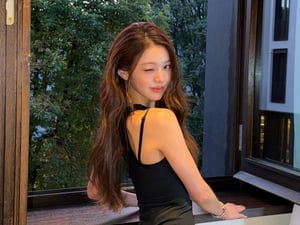 얼굴은 아기, 몸매는 핫걸..장원영, 밀착 원피스 뚫고 나온 콜라병 S라인