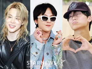 1위 방탄소년단 지민, 2위 빅뱅 지드래곤, 3위 에이티즈 산