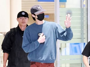변우석 '팬들 향한 다정한 손인사'[★포토]