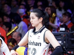 "일본 응원하지만 이다현은 좋다" 日 팬들 푹 빠졌다, 한일전서 화제... "여배우 같고, 플레이도 강렬"