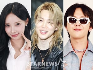 1위 리센느 원이, 2위 방탄소년단 지민, 3위 빅뱅 지드래곤