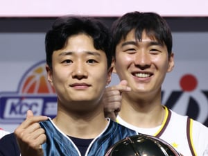 "0% 아니면 100%인데..." KBL 순위 경쟁 '최대 변수' 등장, 간판스타들의 '솔직 담백' 용병 평가 [한남동 현장]