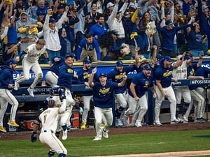 '송성문팀vs김혜성팀 맞대결 불발!' 韓팬들 탄식... MIL, SD 적지서 잡았다→LAD와 NLCS 격돌