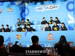 [포토] 프로배구 미디어데이, 가족오락관 콘셉트