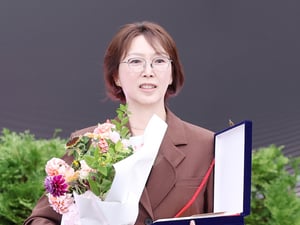 '신인예술인상' 수상한 김도영 감독[★포토]