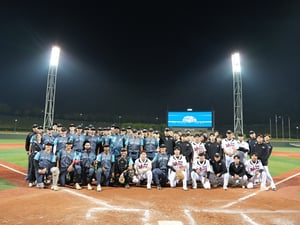 울산 웨일즈, '美 독립리그' 롱비치 코스트와 6-6 무승부→경기 전 뜻깊은 '우호 교류'까지 성료 [교육리그]