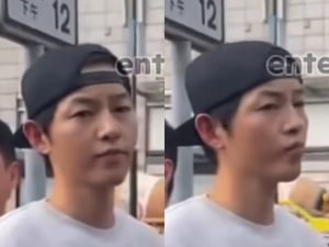 송중기, 中서 '송혜교' 이름 듣고 굳은 표정.."팬이 잘못했네" "안 좋은 과거 왜 들추냐" [스타이슈]