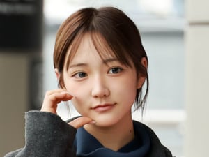 키키 지유 '예쁜 볼하트'[★포토]