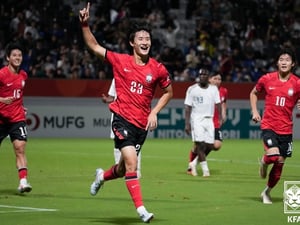 "A대표팀 뽑히고 부모님께 가장 먼저 전화"... '첫 발탁' 21세 신민하의 벅찬 감격 "젊은 패기 보여주겠다"
