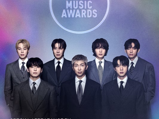 [공식] 방탄소년단, 美 '2026 AMA' 출격..브루노 마스→테일러 스위프트와 경쟁