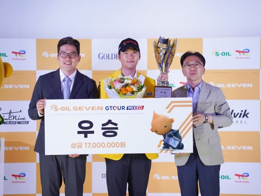 김태우, 골프존 주최 '2026 S-OIL SEVEN GTOUR MIXED' 4차 대회 우승...문서형과 장타쇼 펼쳐