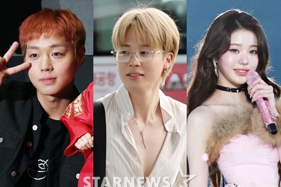 1位 ワンナム パク・ジフン、2位 BTS ジミン、3位 IVE チャン・ウォニョン