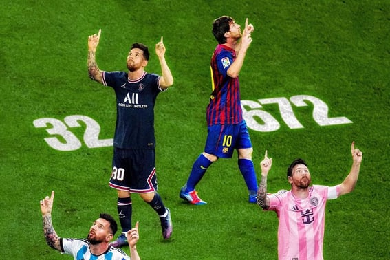 Messi ghi bàn thắng thứ 900... Inter Miami bị loại khỏi vòng 16 đội Champions Cup