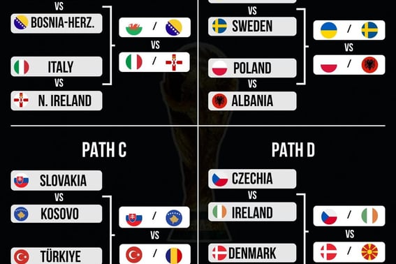 Начинается «Европейская и межконтинентальная война PO», в которой 6 билетов на чемпионат мира по футболу «Смотрите внимательно и Корею».