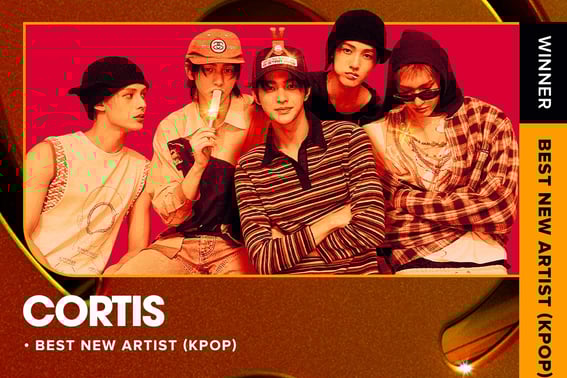 Cortis, новый новичок на "I Heart Radio".Доказательство лучшего новичка 2025 года