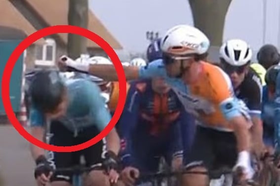 Сумасшедшая звезда велоспорта "пуля", которой ударят по голове спортсмена, отстранена от соревнований... «Это была большая авария»