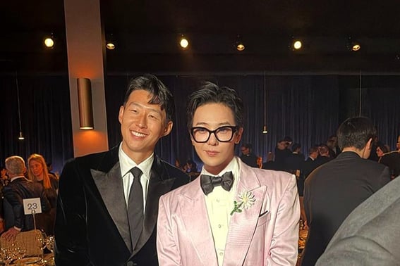 G-Dragon và Son Heung Min đã gặp nhau tại LA.Cuộc gặp gỡ của 'World Klass'