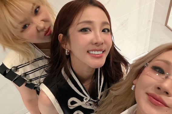 サンダラパク、『アンフォロー パクボム』を除いて..メンバー3人だけが集まった "I♥2NE1" [スター・イシュー]