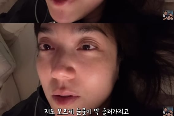 姜在俊♥李恩亨，望远洞子离开时哽咽着说"说是最后了，真奇怪"