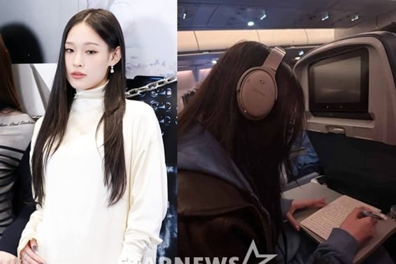 'Activity Suspension' Chaebol Granddaughter Anni Spotted in Economy Class, Not First Class, on "Trip with a Friend"