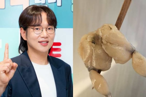 '100 billion won building owner' Jang Sung-kyu, eats pig brain in mukbang video... "I have a weak stomach" [Star Issue]
