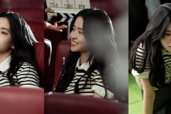 Kim Tae Ri chụp ảnh tại rạp chiếu phimHậu trường trailer liên hoan phim ngắn Miseen Sen