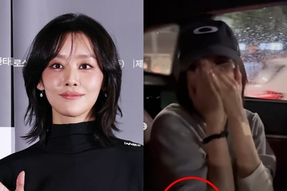 Cha Ju-young caught not wearing a seatbelt while traveling in a car