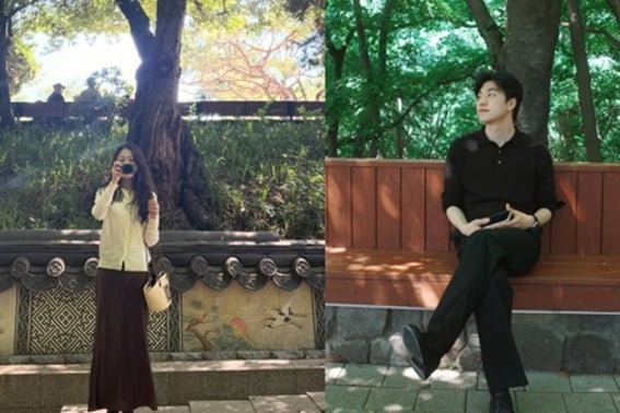 《娜率31期》顺子♥暻秀，甜蜜约会捕捉到"像绿色一样可爱的恋人"