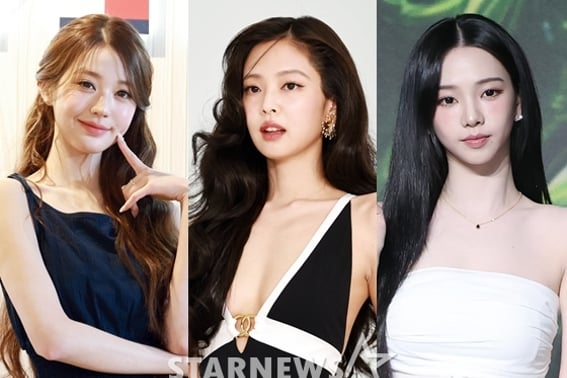 1位 チャン・ウォニョン、2位 ジェニー、3位 カリナ