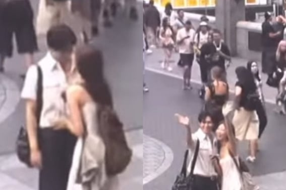 'Produce 101' and 'Love Real' alumni, caught on Japanese CCTV in a romance.. DIAMOND's Ki Hee-hyun and Lee Sang-yoon, an age-gap couple is born [Star Issue]