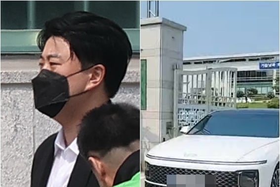 El lugar de su liberación también se tiñó de violeta... Kim Ho-joong, implicado en un accidente de tráfico con conducción bajo los efectos del alcohol y fuga, es liberado condicionalmente con el apoyo de sus fans [Star Issue]