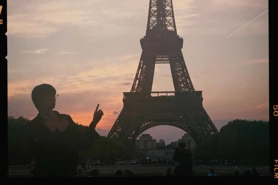 BTS V took the photo, and Jin completed it..Paris boyfriend pics♥