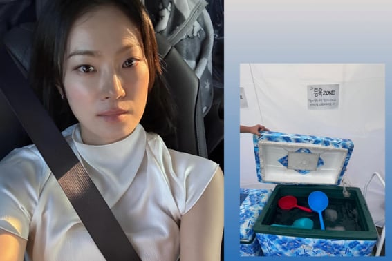 "Sensación térmica de 40 grados": Ok Yeon-jae sufre durante el rodaje bajo un calor extremo... incluso se instaló una "ZONA DE SOMBRAS" en el lugar