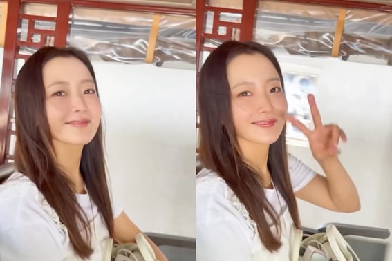 Kim Hee-sun, Pure Beauty Unchanged at 50.. Overwhelming Aura