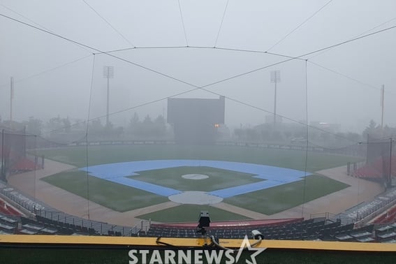 [Oficial] Se produce un «imprevisto» en el partido Lotte-KIA: decisión repentina de cancelar por lluvia torrencial → pero no hay fecha de reserva