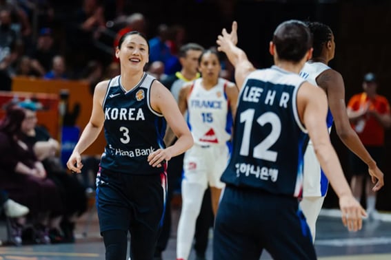 "韓国に優勝候補がこんなに苦戦するなんて" フランス1クォーター歴代最多失点··· 現地も驚いた "26点差では説明できない接戦"
