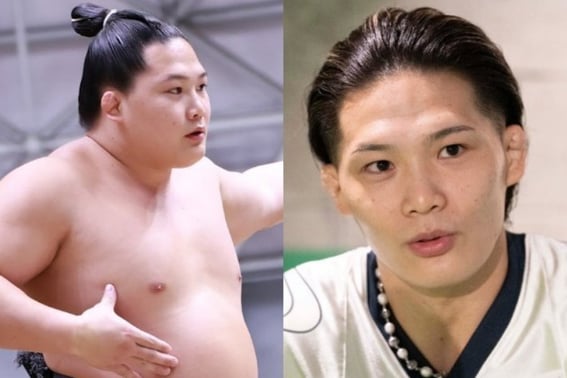"Is this the same person?" 110kg sumo wrestler sheds 40kg to become a handsome man... "I hated having to force myself to eat ramen and onigiri even at night," he confesses
