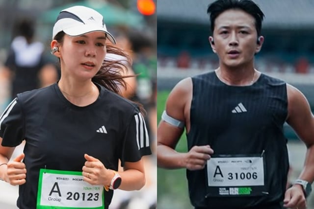 "Jin Taehyun, can there be such a one-sided praise again? Is this beauty possible from an ultra-close-up shot? Amazing Park Si-eun, the running goddess!"